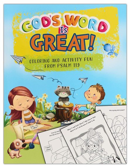 God's Word is Great Coloring and Activity Book - Psalm 119