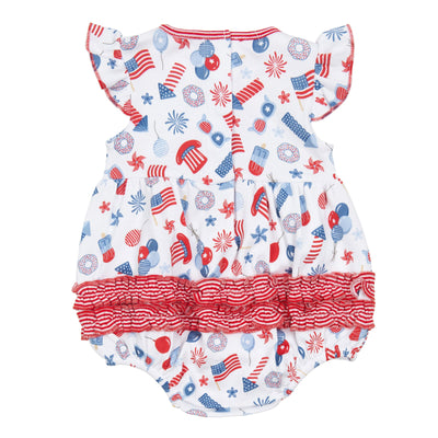 Magnolia Baby- Fireworks and Fun Ruffle Flutters Bubble