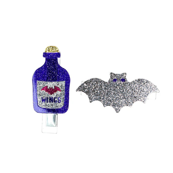 Bat & Magic Potion Alligator Clips