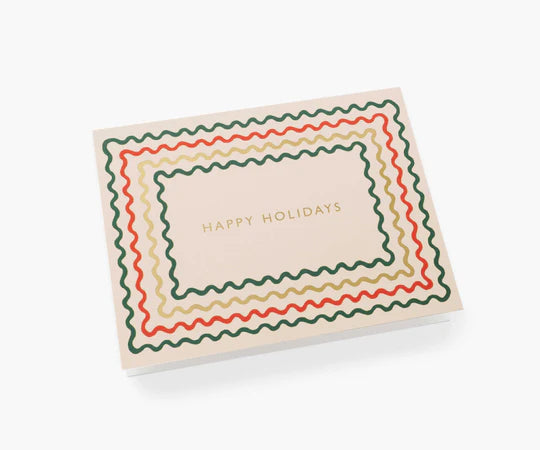 Holiday Ribbon- Single Card