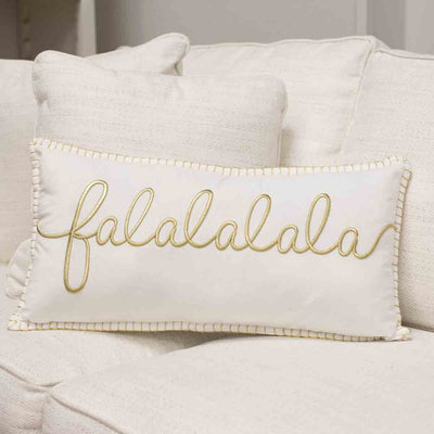 Embroidered Christmas Pillow