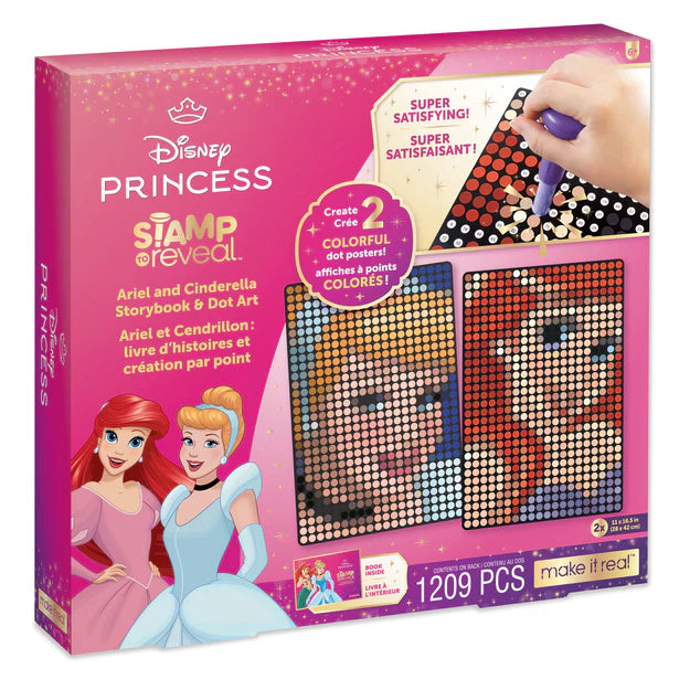 Ariel and Cinderella Stamp Reveal Set