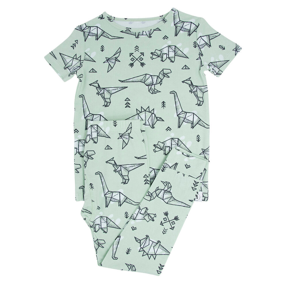 Big Kid SS Pajama Origami Dino