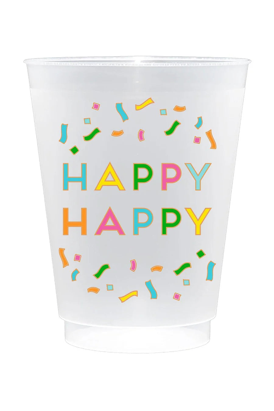 Celebration Shatterproof Frost Plastic Cups (Set of 10)