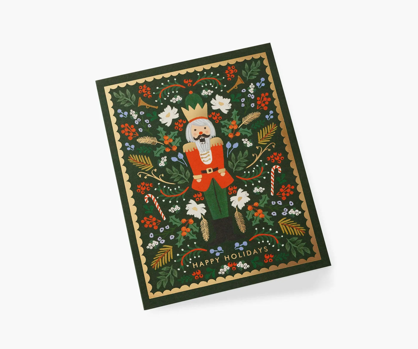 Evergreen Nutcracker Card- Single