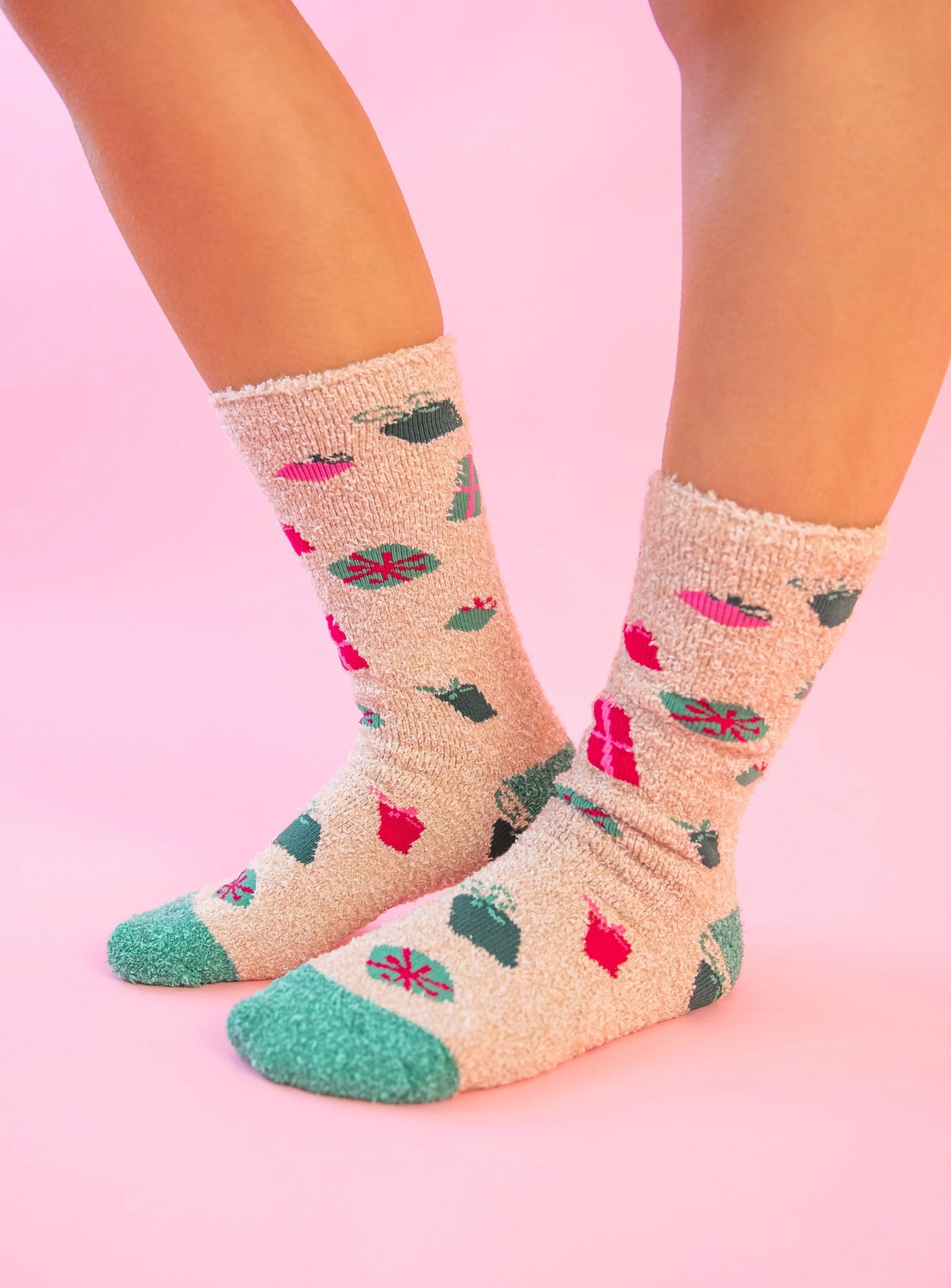 Assorted Women Cozy Crew Socks