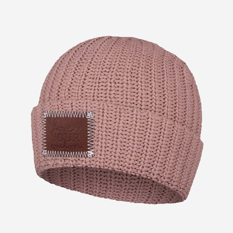 Misty Rose Cuffed Beanie