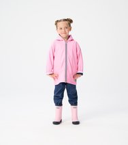 Classic Pink Zip Up Splash Jacket