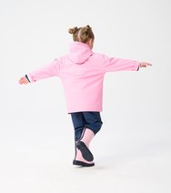 Classic Pink Zip Up Splash Jacket